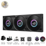 ASUS ROG Strix SLC IV 360 ARGB LCD AIO Liquid CPU Cooler - 360mm, LCD 5.08" 33 ROG Strix SLC IV 360 ARGB LCD pic 15 1