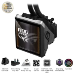 ASUS ROG Strix SLC IV 360 ARGB LCD AIO Liquid CPU Cooler - 360mm, LCD 5.08" 27 ROG Strix SLC IV 360 ARGB LCD pic 9 1