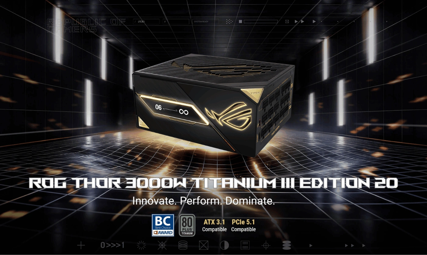 Nguồn ASUS ROG Thor 3000W Titanium III Edition 20