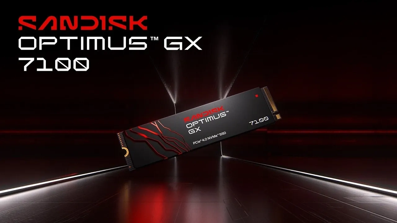 SANDISK Optimus GX 7100 NVMe SSD 4TB PCIe 4.0
