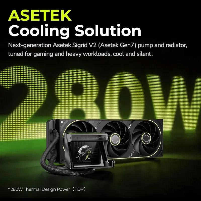 TRYX HOLO 360 Holographic Visual Effect AIO Liquid CPU Cooler 37 TRYX HOLO 360