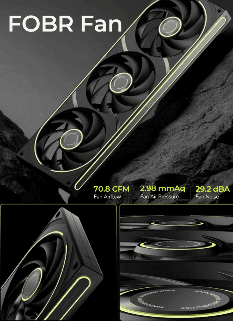 TRYX HOLO 360 Holographic Visual Effect AIO Liquid CPU Cooler 39 TRYX HOLO 360