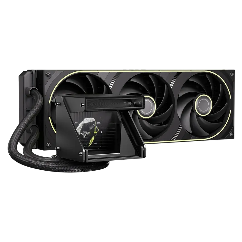 TRYX HOLO 360 Holographic Visual Effect AIO Liquid CPU Cooler 4 TRYX HOLO 360 Holographic Visual Effect AIO Liquid CPU Cooler - Ảnh 4