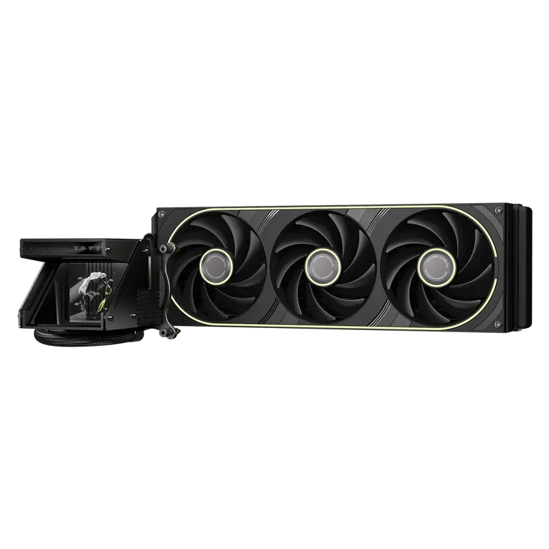 TRYX HOLO 360 Holographic Visual Effect AIO Liquid CPU Cooler 2 TRYX HOLO 360 Holographic Visual Effect AIO Liquid CPU Cooler - Ảnh 2