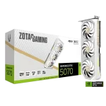 ZOTAC GAMING GeForce RTX 5070 AMP White Edition (ZT-B50700FQ-10P) Graphics Card - 12GB GDDR7, 192-bit, PCIe 5.0