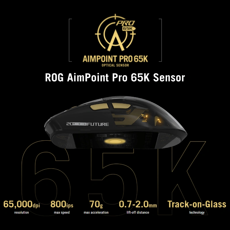 ASUS ROG Harpe II Extreme Edition 20 Cảm Biến AimPoint Pro 65K