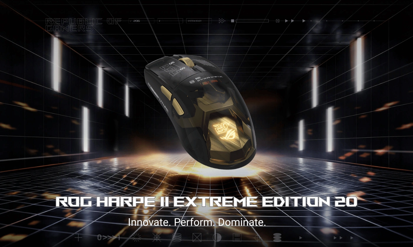 ASUS ROG Harpe II Extreme Edition 20 Wireless Gaming Mouse