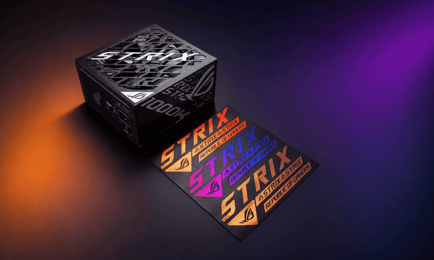 Nguồn ASUS ROG Strix 1000W Platinum Black Banner