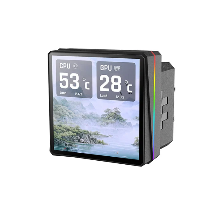 THERMALTAKE TH360 V3 Ultra – 360mm LCD 3.95" ARGB Sync AIO Liquid CPU Cooler 8 THERMALTAKE TH360 V3 Ultra – 360mm LCD 3.95" ARGB Sync AIO Liquid CPU Cooler - Ảnh 8