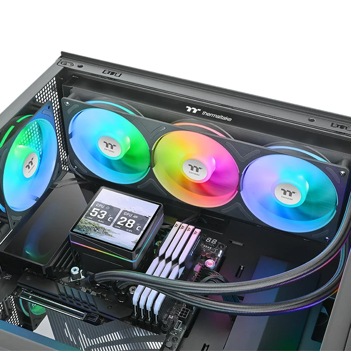 THERMALTAKE TH360 V3 Ultra – 360mm LCD 3.95" ARGB Sync AIO Liquid CPU Cooler 12 THERMALTAKE TH360 V3 Ultra – 360mm LCD 3.95" ARGB Sync AIO Liquid CPU Cooler - Ảnh 12