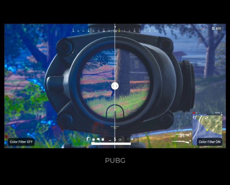 Color Filter trên PUBG
