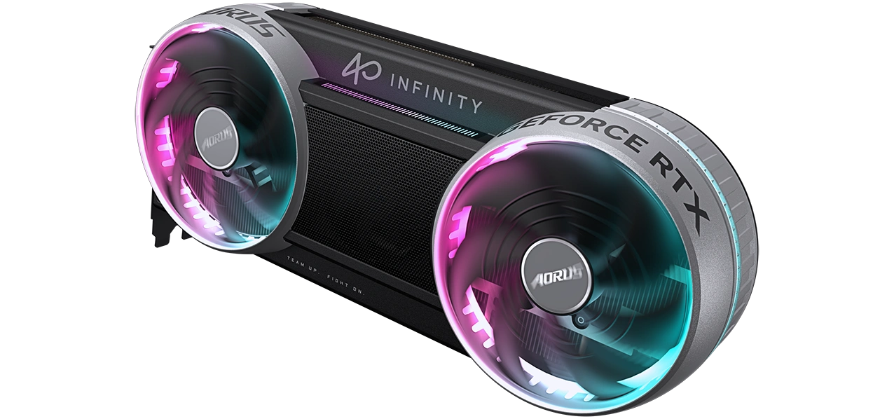 AORUS GeForce RTX 5070 Ti INFINITY 16G Design 1