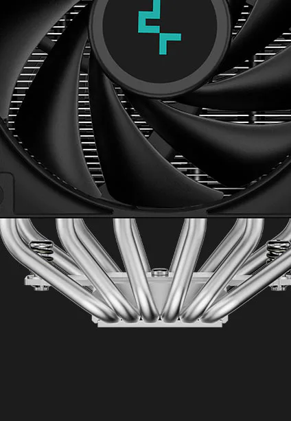 DEEPCOOL AG620 DIGITAL ARGB Dual Tower CPU Cooler - 2x 120mm ARGB Fan, 6x Copper Heat Pipes, LGA1700/AMD AM5 Support 48 Hiệu suất tản nhiệt AG620 Digital 2