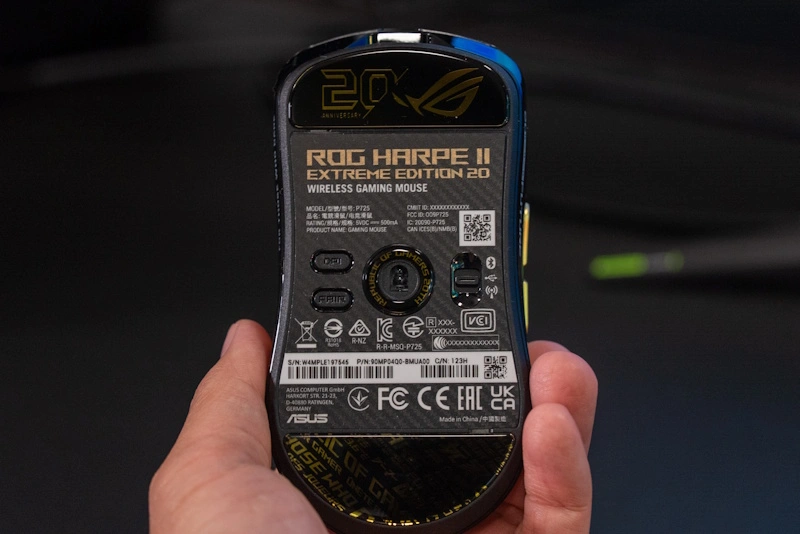 ASUS ROG Harpe II Extreme Edition 20 Wireless Gaming Mouse Hình Dáng Esports 2