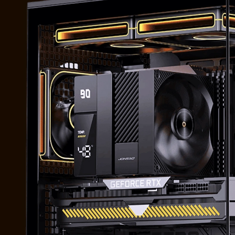 JONSBO D34 M-ATX Case - màn hình Monitoring, AIO 280mm 39 Không gian lắp linh kiện bên trong JONSBO D34 Black