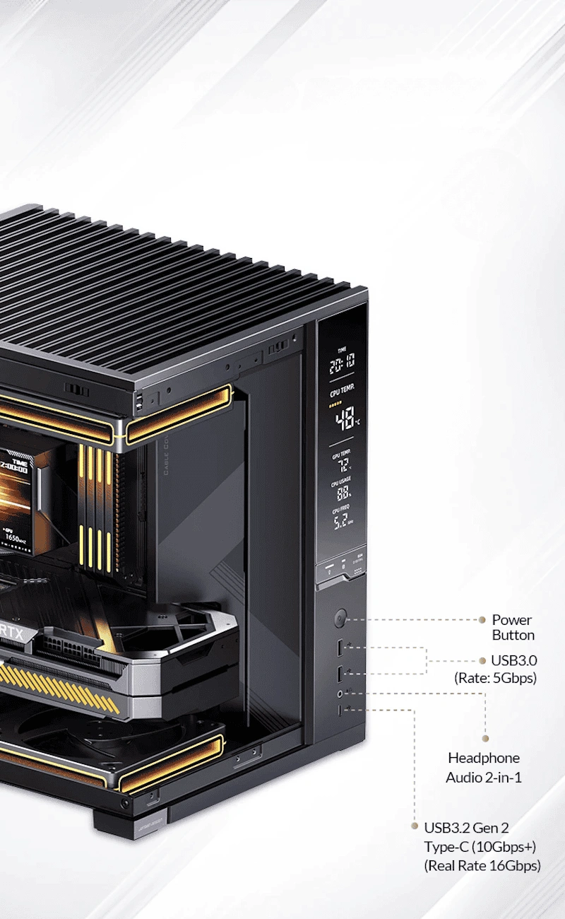 Front I/O USB Type-C của JONSBO D34