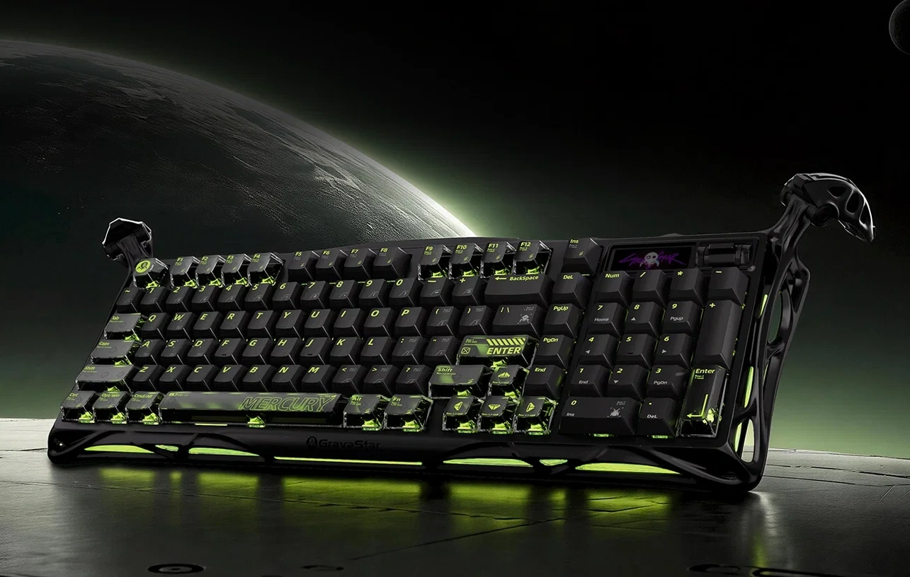 GravaStar Mercury K98 Pro Phantom Black Gaming Keyboard 10 GravaStar Mercury K98 Pro Phantom Black