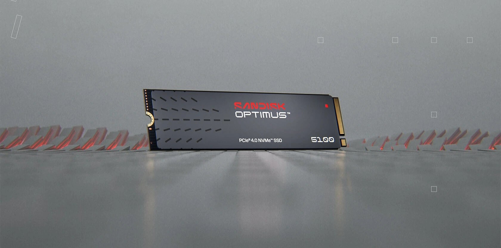 SANDISK Optimus 5100 NVMe SSD 4TB PCIe 4.0 6900MB/s