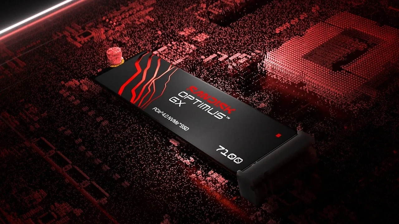 SANDISK Optimus GX 7100 4TB Gaming NVMe SSD
