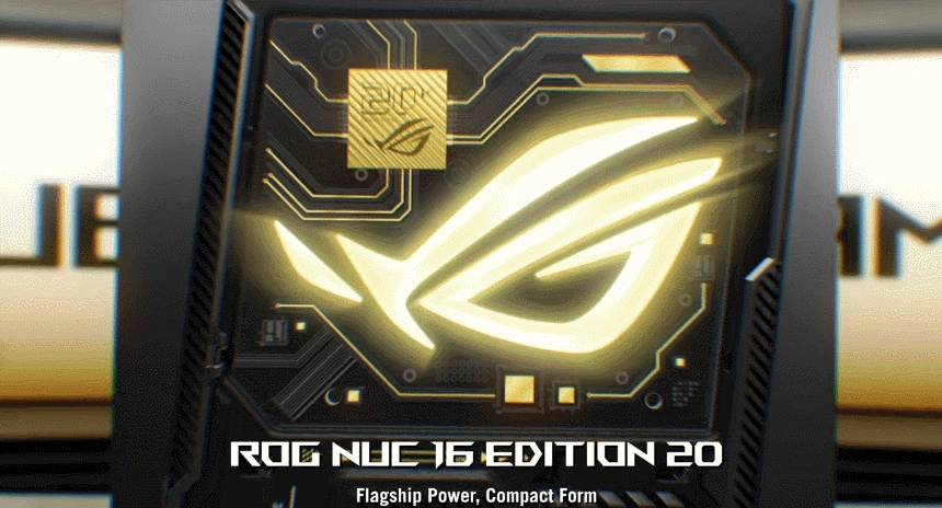 ASUS ROG NUC 16 Edition 20 (RNUC16JNK9X8ADA2) mini PC - Core Ultra 9 290HX, RTX 5090 24GB, 64GB DDR5, 2TB PCIe 5.0, Wi-Fi 7 23 GeForce RTX 5090 Laptop GPU trên ROG NUC 16 Edition 20