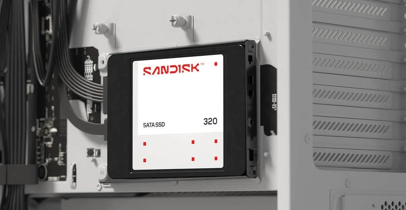 Dung lượng 2TB SANDISK 320 SATA SSD cho game hình ảnh video và dữ liệu
