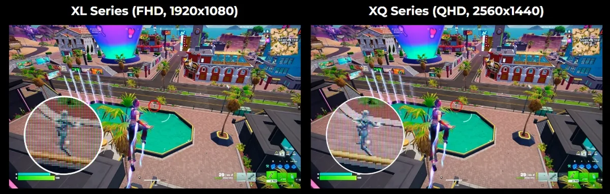Tối ưu tầm nhìn game Fortnite trên ZOWIE XQ2566X