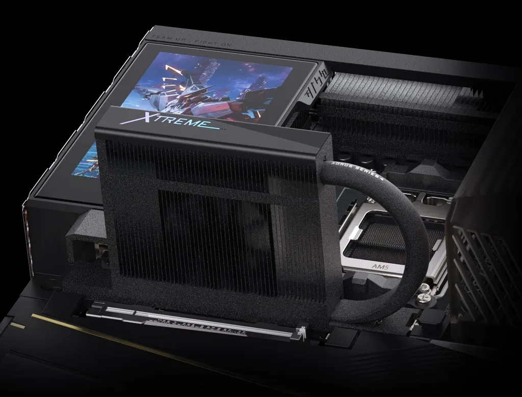 GIGABYTE X870E AORUS XTREME X3D AI TOP Mainboard 18 Tản nhiệt M.2 Mainboard X870E AORUS XTREME Thermal Guard XTREME